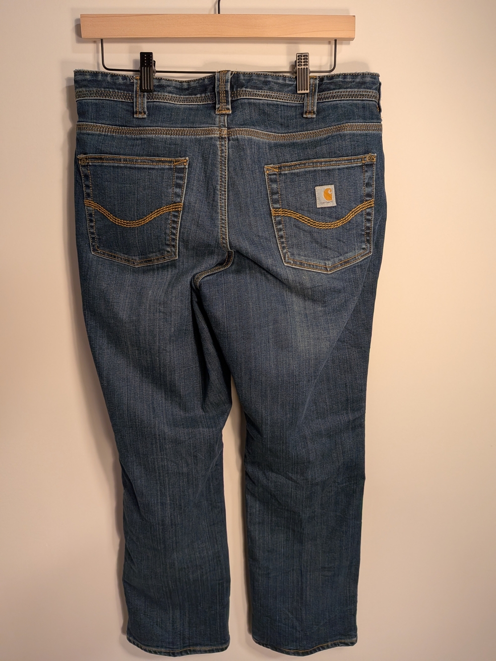 Carhartt Women's Relaxed Fit Flannel-Lined Jean — Size 10 Short